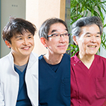 八幡 剛喜 院長、東條 義弥 副院長、西村 修 副院長