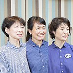 西田ヒロ子院長、辻眞貴子さん、太田佳子さん 西田ヒロ子クリニック