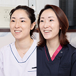 福田 友莉加 院長、菅野 真莉加 先生