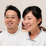 高田 光彦 院長、高橋 規子 さん