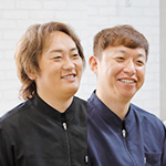 武田吉裕院長、石井暁副院長 ローズ歯科松原天美診療所