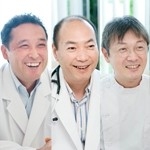 藤江俊雄院長、宮 典生副院長、勝沼伸英先生
