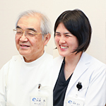 片瀬高院長、富田友衣先生 筑紫クリニック