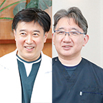 上田泰明理事長、渡邊光行院長 みなみ野シティクリニック
