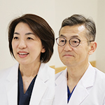 田中健一郎院長、田中陽子副院長 たなけん脊椎・眼科クリニック