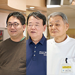 川原和也院長、松本秀一朗先生、萱島恒善先生 川原腎・泌尿器科クリニック