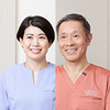 川越元久院長、村上香織副院長 川越歯科医院