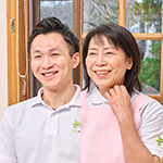 下吹越正紀院長、下吹越公美恵さん えちごクリニック