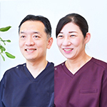 平山貴視院長、平山清花副院長 うつぼ公園ひらやま内科・内視鏡クリニック大阪