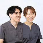 空閑大輝先生、新美帆乃香先生 にいみ歯科・矯正歯科