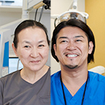 大石知弘理事長、近藤千恵院長 シールズデンタルクリニック東池袋院