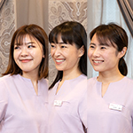 尹玲花院長、杉山迪子先生、松田直子先生 mammaria tsukiji