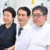 丸山達也院長、宮澤典子先生、近藤宏明先生 東新宿クリニック