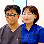篠原裕志院長、篠原真季副院長 しのはら歯科