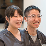 定兼啓倫院長、定兼亜弓副院長 芦屋もみじ歯科