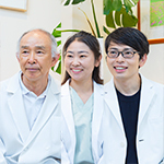 中山光三院長、中山真緒先生、西郡卓先生 中山内科クリニック