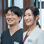 椎原秀樹院長、椎原紗圭副院長 椎原眼科医院