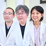 山口智理事長、村上亮介院長、山口和子副院長 やまぐち耳鼻咽喉科・小児科クリニック