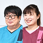 中村 秀己 院長、中屋 莉佳子 先生