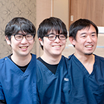 赤川玄樹院長、永野喜信先生、田村祐規先生 横浜みなと呼吸器内科・内科クリニック