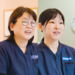 江田 芳美 院長、佐藤 絵美 先生