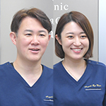 稲垣圭司院長、藤岡梨沙副院長 イナガキ眼科