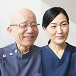 渡辺邦一理事長、原田京子先生 渡辺歯科医院