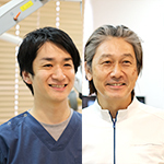 市川光大理事長、齋藤直人院長 市川歯科医院