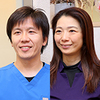 松下登院長、松下真美副院長 湊デンタルオフィス