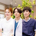 吉井悠貴院長、徐優子さん、吉田拓也さん みかづき透析クリニック