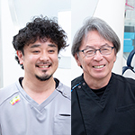 落合久彦理事長、青柳隆院長 恵比寿南橋デンタルクリニック