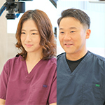 鶴田満大院長、鶴田朋子副院長 佐賀駅つるた歯科