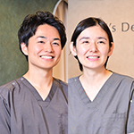 渡邊悠太院長、渡邊千尋先生 本郷三丁目歯科・矯正歯科 U's Dental Office