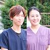竹之内菜菜院長、小澤寛史さん あだち在宅クリニック