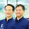 増田裕也院長、梅村悟さん ライオンズ整形外科クリニック
