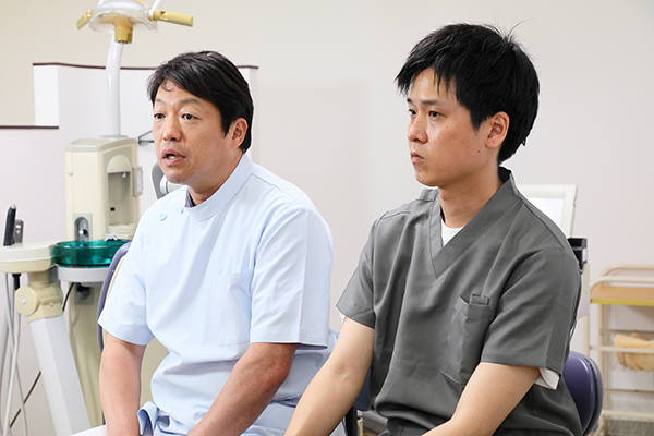 福森暁理事長、村井幹也院長 福森歯科クリニック分院2