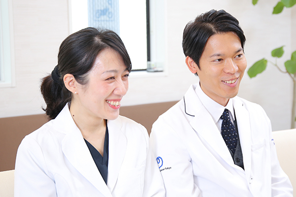 小川惇郎院長、松下玲子副院長 白金台おがわクリニック2