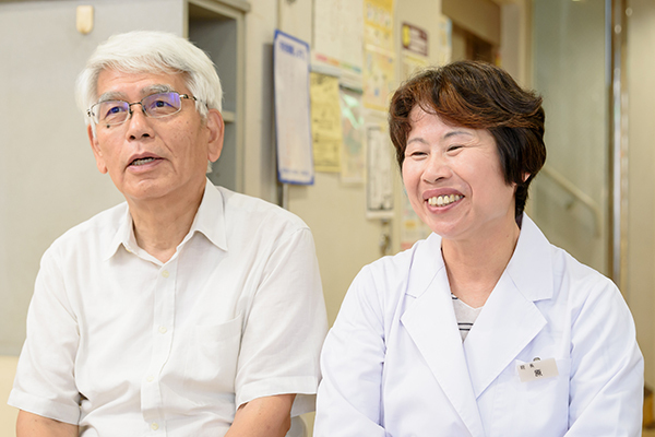 原宏子院長、原斉副院長 井上内科2