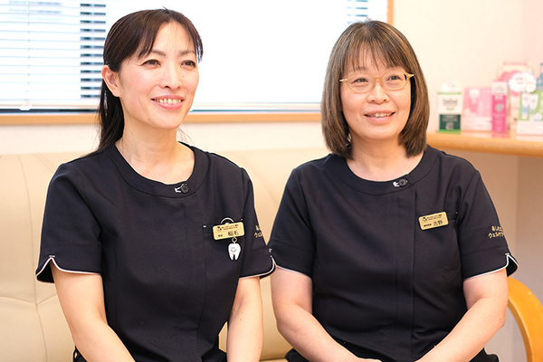 稲毛恵院長、吉野華苗先生 あしたばウェルケア歯科2