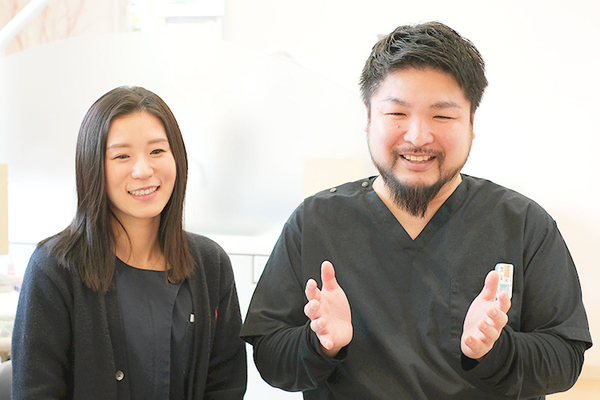 奥村友貴院長、奥村美奈さん 医療法人 奥村歯科医院2