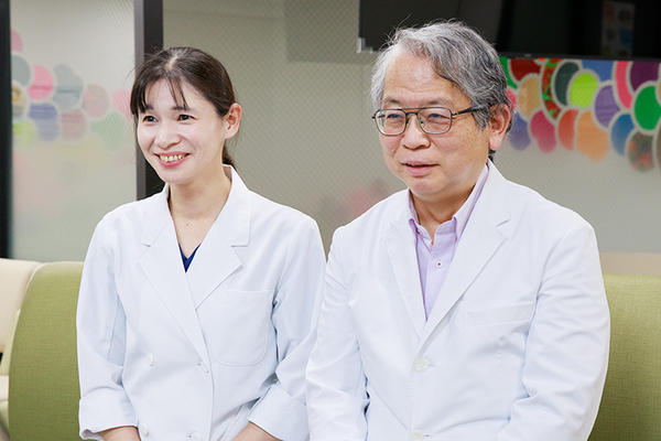 大庫秀樹院長、梅原真帆先生 流山もりのまちクリニック2