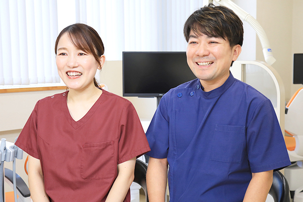 内田裕院長、内田朋寛先生、古屋英里香先生 内田歯科医院3