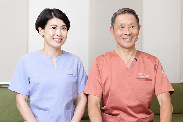 川越元久院長、村上香織副院長 川越歯科医院4