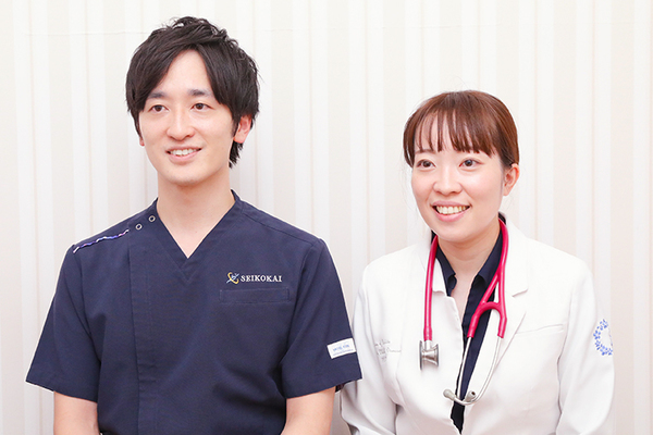 尾島洋介院長、尾島碧副院長 よつや駅前クリニック 内科と皮膚科・形成外科4