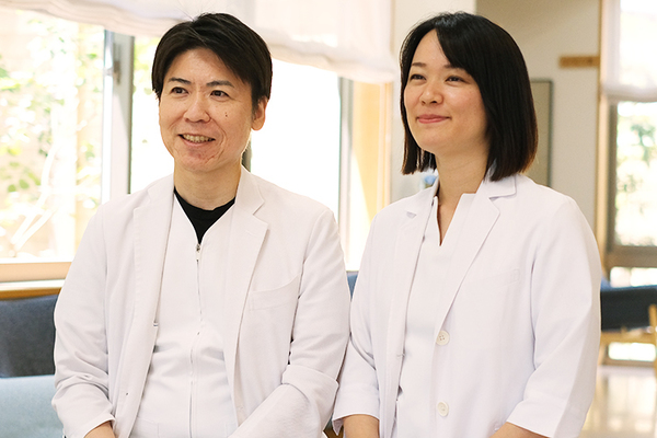 石橋正人院長、石橋恵美子副院長 はなはた内科クリニック4