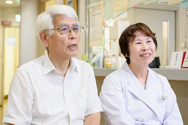 原　宏子院長、原　斉副院長 井上内科4