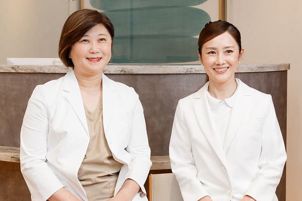 藤田今日子院長、繪野亜矢子理事長 えの眼科 さくら夙川クリニック4