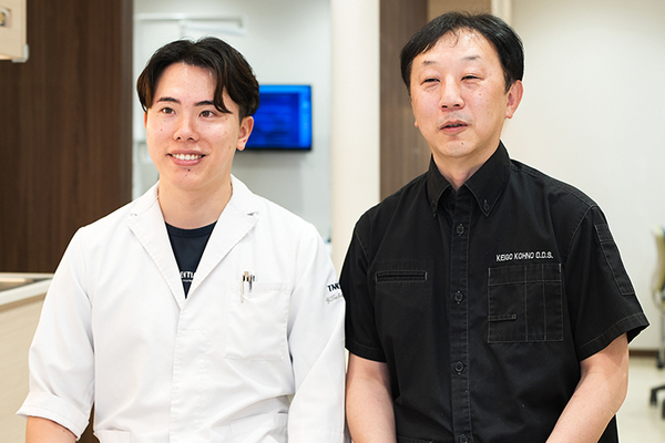 河野慶吾院長、高橋義充先生 ブライトデンタルクリニック4
