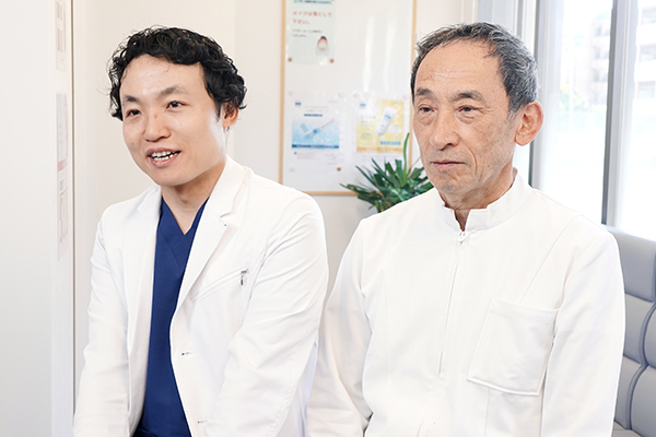 奥田謙一理事長、奥田英右院長 奥田皮膚科医院4