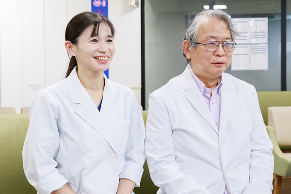 大庫秀樹院長、梅原真帆先生 流山もりのまちクリニック4